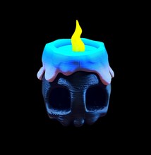 Load image into Gallery viewer, Pastel Skull Candle Stash Jar