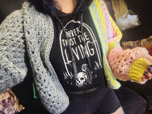 Load image into Gallery viewer, Half and Half Short Cardigan