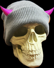 Load image into Gallery viewer, Pink Horned Beanie