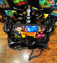 Load image into Gallery viewer, Ribcage Bag - Hand Painted- One of a Kind Harry Potter
