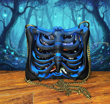 Load image into Gallery viewer, 🌙 Mystic Ribcage Bag – “The Star” Lining Edition