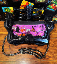 Load image into Gallery viewer, Ribcage Bag - Hand Painted- One of a Kind Gothic Pink