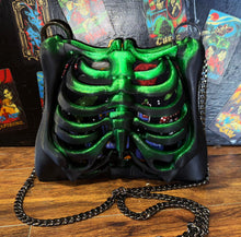 Load image into Gallery viewer, Ribcage Bag - One of a Kind Emerald Green Witch🗝️