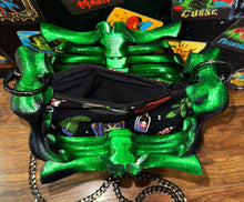 Load image into Gallery viewer, Ribcage Bag - One of a Kind Emerald Green Witch🗝️