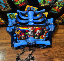 Load image into Gallery viewer, Killer Klowns Ribcage Bag - Hand Painted- One of a Kind