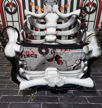 Load image into Gallery viewer, Jack Skellington Ribcage Bag - Hand Painted- One of a Kind