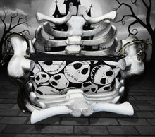 Load image into Gallery viewer, Jack Skellington Ribcage Bag - Hand Painted- One of a Kind