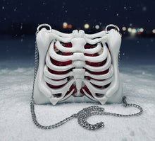 Load image into Gallery viewer, White Christmas Ribcage Bag