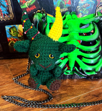 Load image into Gallery viewer, Christmas Tree Keychain Goat