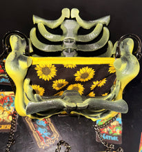 Load image into Gallery viewer, Yellow Jacket and Daises Ribcage Bag