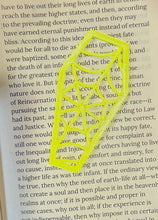 Load image into Gallery viewer, Spiderweb Coffin Bookmark