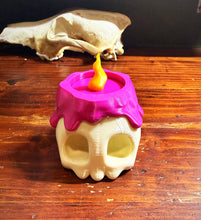 Load image into Gallery viewer, Skull Candle Stash Box