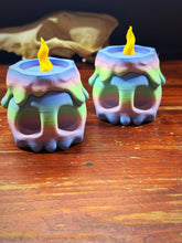 Load image into Gallery viewer, Pastel Skull Candle Stash Box