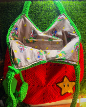 Load image into Gallery viewer, Mario Inspired Granny Square Bag