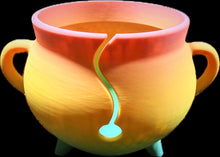 Load image into Gallery viewer, Rainbow Cauldron Yarn Bowl
