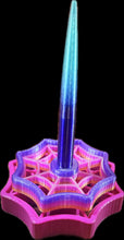 Load image into Gallery viewer, Ombré Spiderweb Spinning Yarn Holder