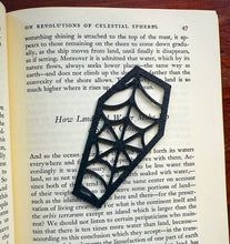 Load image into Gallery viewer, Spiderweb Coffin Bookmark