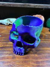 Load image into Gallery viewer, Green and Purple Yarn Bowl