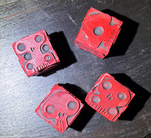 Load image into Gallery viewer, Large Hand Painted Oogie Boogie Dice