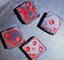 Load image into Gallery viewer, Large Hand Painted Oogie Boogie Dice