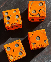Load image into Gallery viewer, Large Hand Painted Oogie Boogie Dice