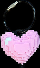 Load image into Gallery viewer, Pixel Heart Keychain