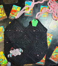 Load image into Gallery viewer, Brains and Chains Granny Square Bag