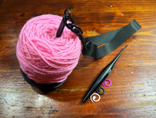 Load image into Gallery viewer, 🌙 Crescent Moon Yarn Wristlet Holder