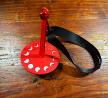 Load image into Gallery viewer, 🌙 Crescent Moon Yarn Wristlet Holder