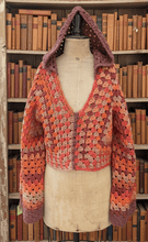 Load image into Gallery viewer, Autumn Ember Crochet Pullover – Size SM/MD - Creatures And Cuties