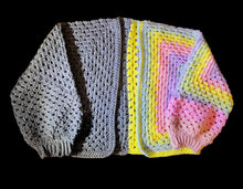 Load image into Gallery viewer, XS/S Half and Half Cropped Cardigan