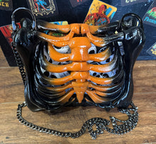 Load image into Gallery viewer, Jack Skellington Ribcage Bag - Hand Painted - One of a Kind - Creatures And Cuties