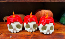 Load image into Gallery viewer, Skull Candle Stash Box - Creatures And Cuties