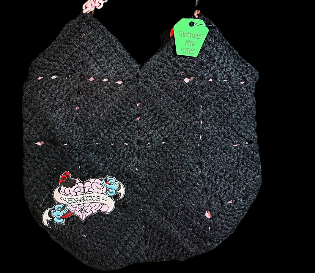 Brains and Chains Granny Square Bag