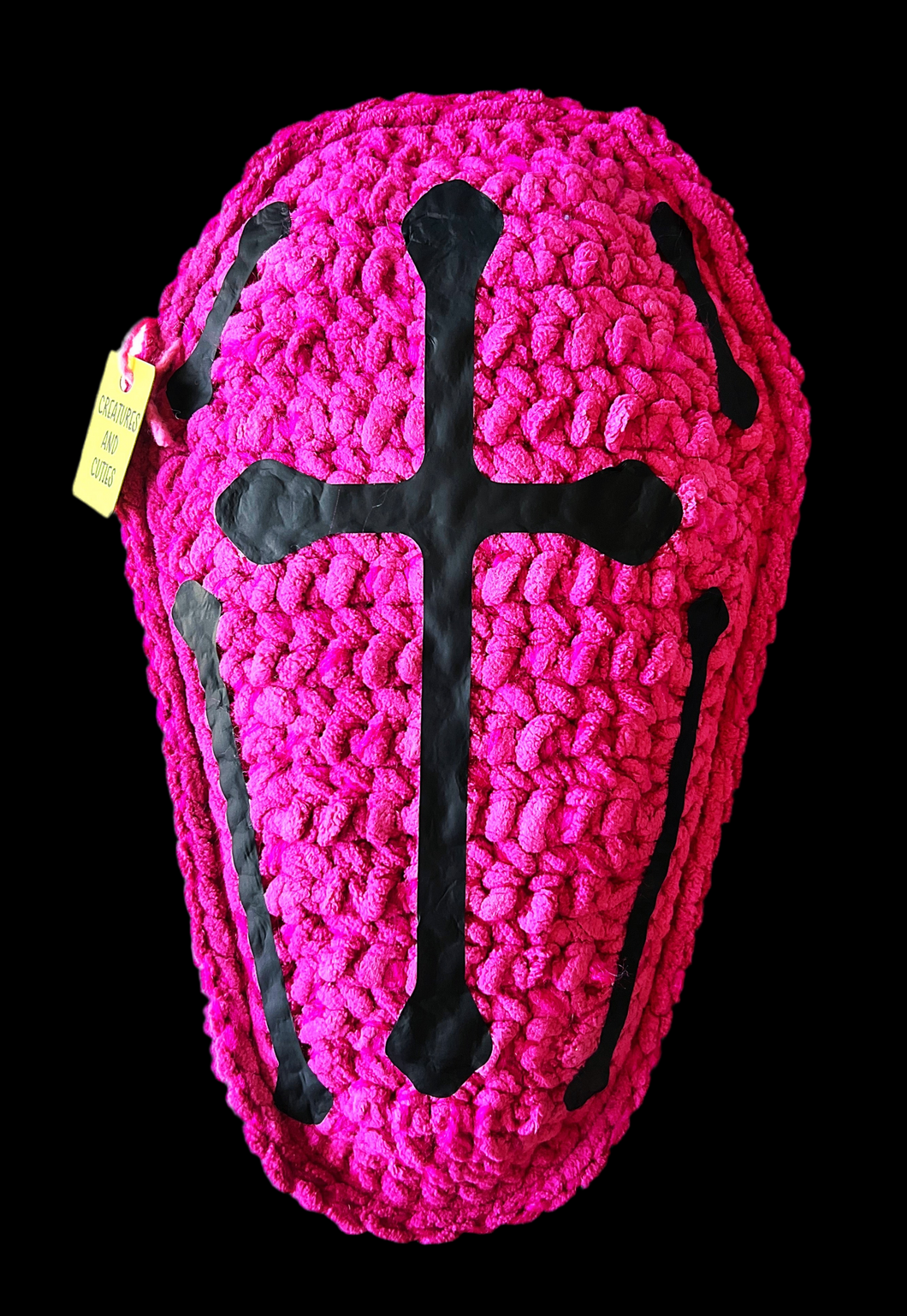 Pink Coffin Pillow