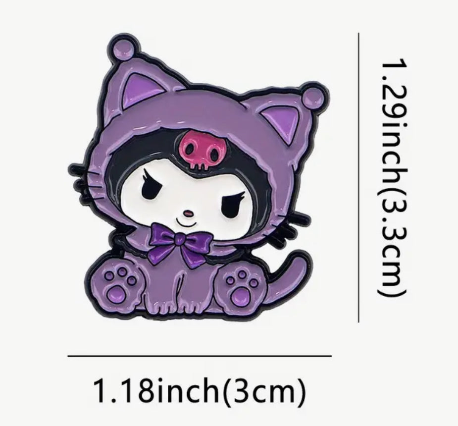 Kuromi Enamel Pin