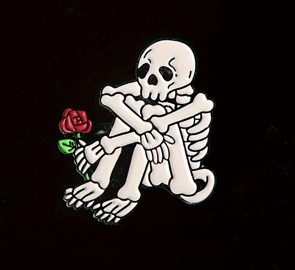 Bones Enamel Pin