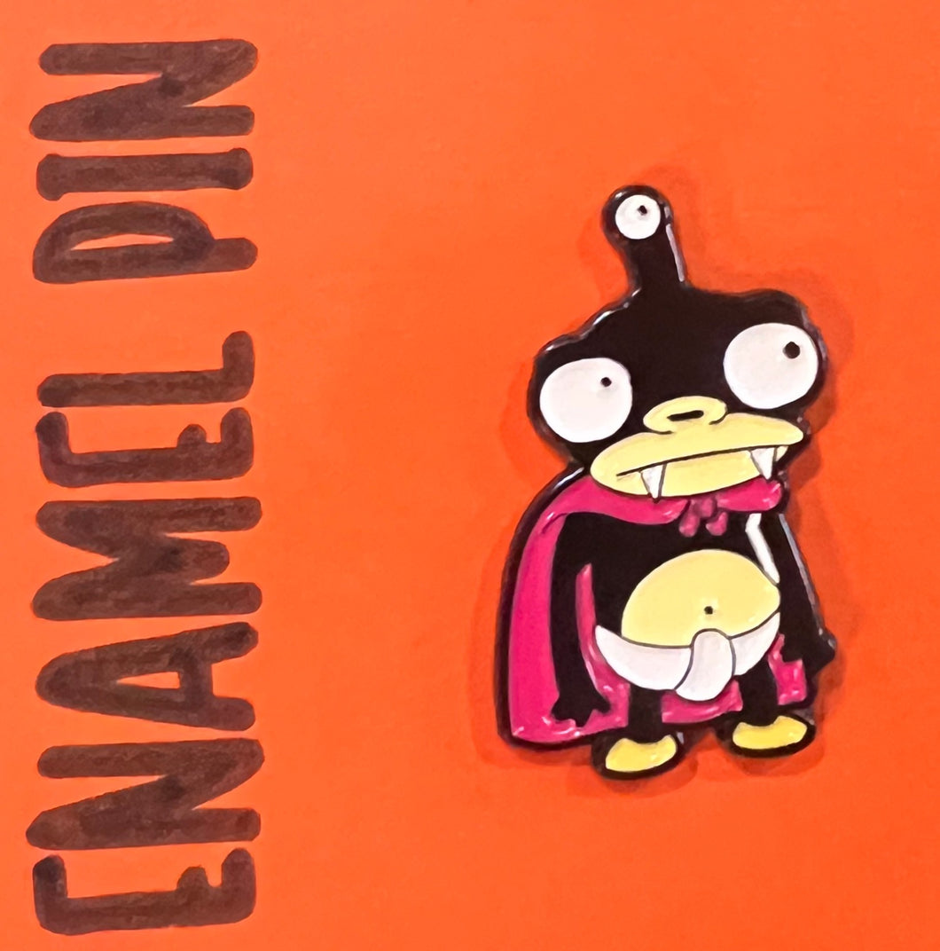 Nibbler Enamel Pin