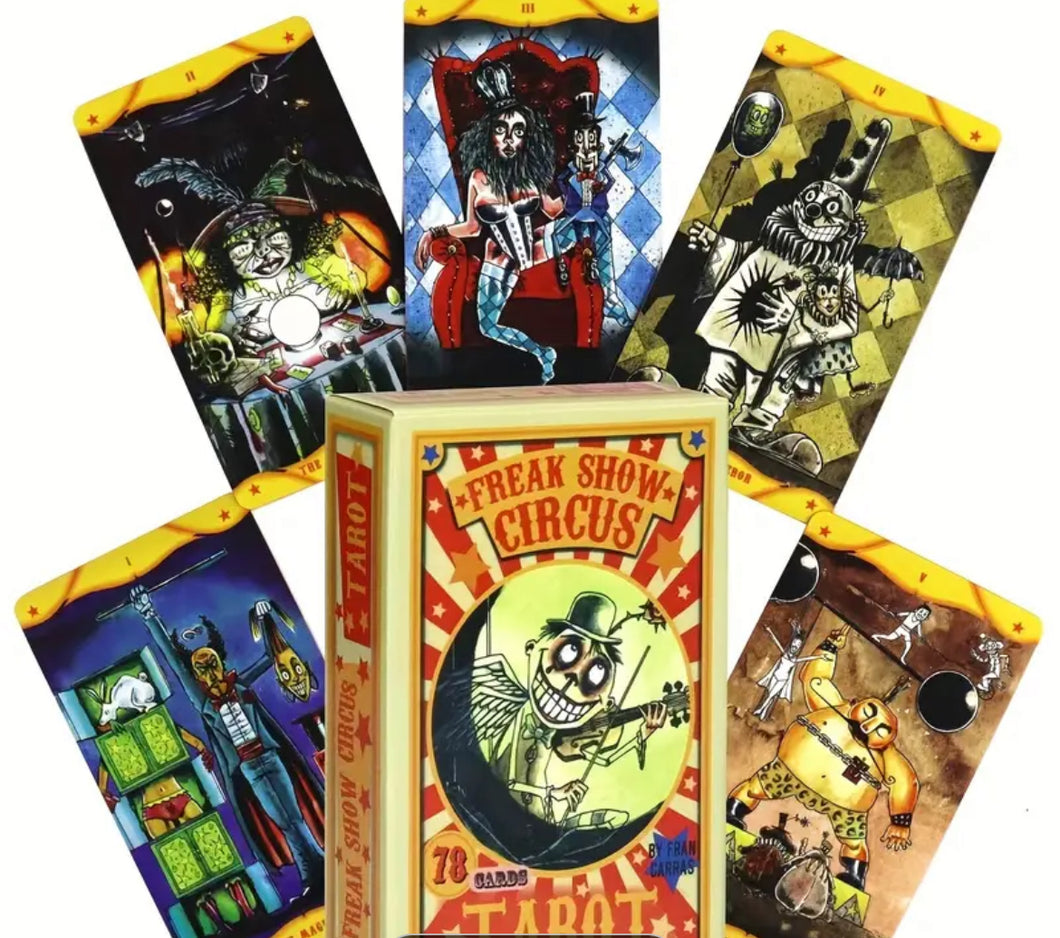 Creepy Circus Tarot Card Deck