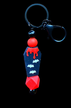 Load image into Gallery viewer, Bloody Coffin Keychain
