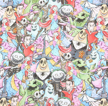 Load image into Gallery viewer, Tim Burton Inspired Ribcage Bag - Hand Painted- One of a Kind
