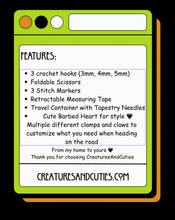 Load image into Gallery viewer, Crochet Travel Kit
