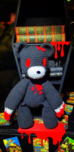 Load image into Gallery viewer, Gloomy Bear- Gothic Plushie with a Bite
