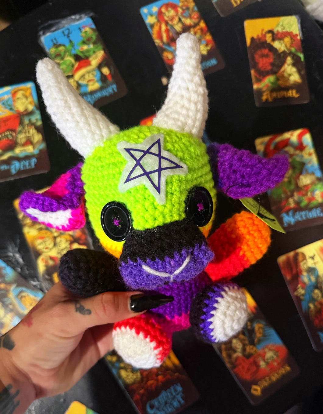 Neon Chaos Goat