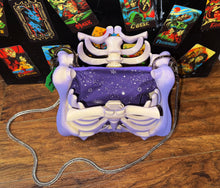 Load image into Gallery viewer, Ribcage Bag - Hand Painted- One of a Kind
