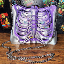 Load image into Gallery viewer, Ribcage Bag - Hand Painted- One of a Kind
