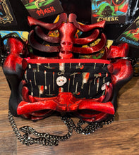 Load image into Gallery viewer, Ribcage Bag - Hand Painted- One of a Kind Friday the 13th
