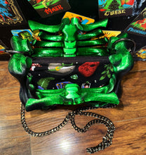 Load image into Gallery viewer, Ribcage Bag - One of a Kind Emerald Green Witch🗝️
