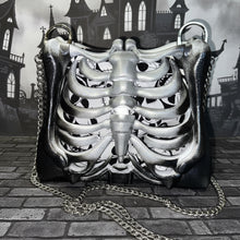 Load image into Gallery viewer, Jack Skellington Ribcage Bag - Hand Painted- One of a Kind
