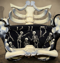 Load image into Gallery viewer, Bag of Bones Ribcage Bag - Hand Painted- One of a Kind
